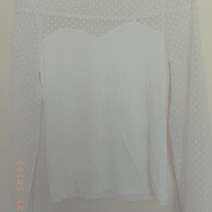 White long sleeve shirt